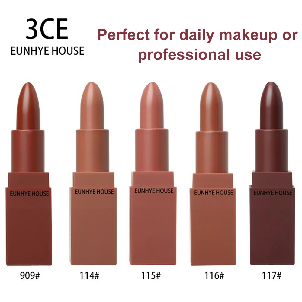 

3CE Eunhye House Lips Makeup Matte Lipstick Moisturizing Lasting Easy Use Make up Lip Balm Hot Colors Lip Tint Makeup
