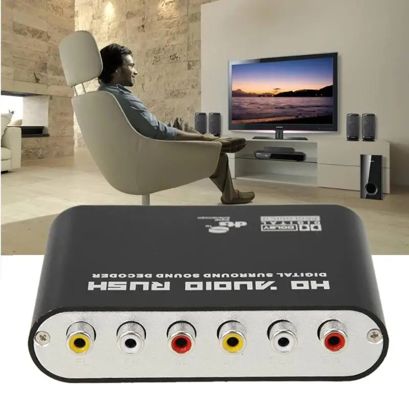 Цифровой коаксиальный декодер DTS AC3 5 1 CH SPDIF RCA звука| |