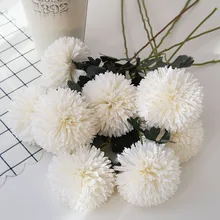 1 шт. Искусственные цветы из шелка скальон мяч цветок отель для свадьбы дома и сада вечерние украшения букет невесты