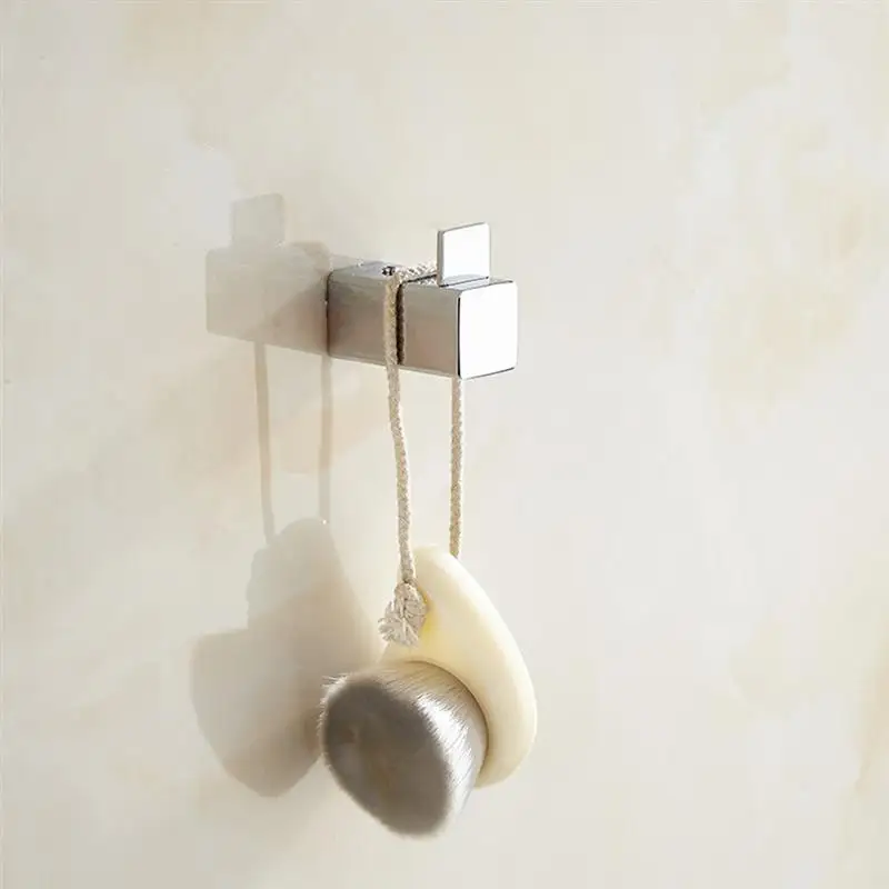 1pc Coat Hook Wall Mounted Sturdy Clothes Towel Hanger Organizer Door Hook For Bathroom Bedroom