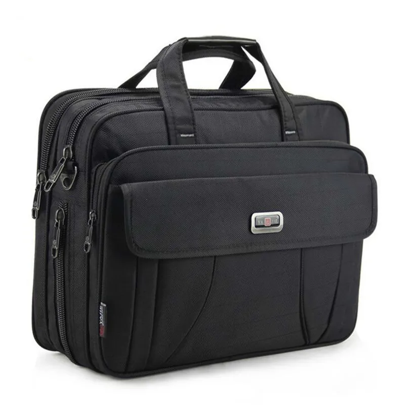 New Top Quality Classic Business Briefcase Men Shoulder Bags 15 Inch Laptop Bag Waterproof ...