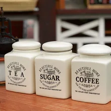3 Pcs Set Tea Coffee Sugar Sealed Jars Cafe Home Storage Sauce Bottle Keeper Food Container Vial Tank Canister Sucrier En Verre