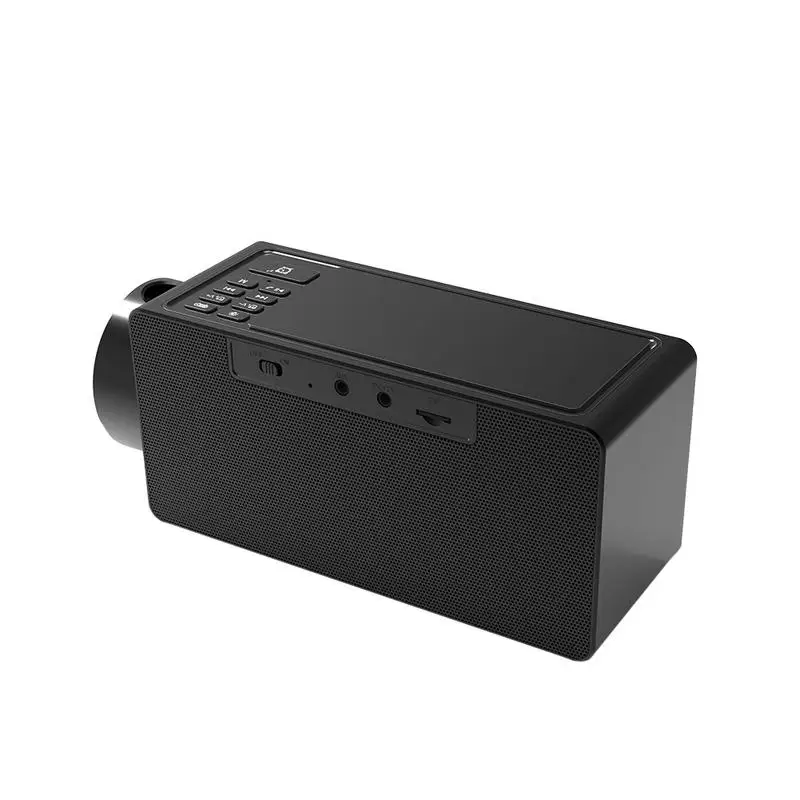 

Smart Wireless Speaker Portable Audio Charging Blue Bedside Speaker Electronic Alarm Clocks Alarm Projection Multifunction