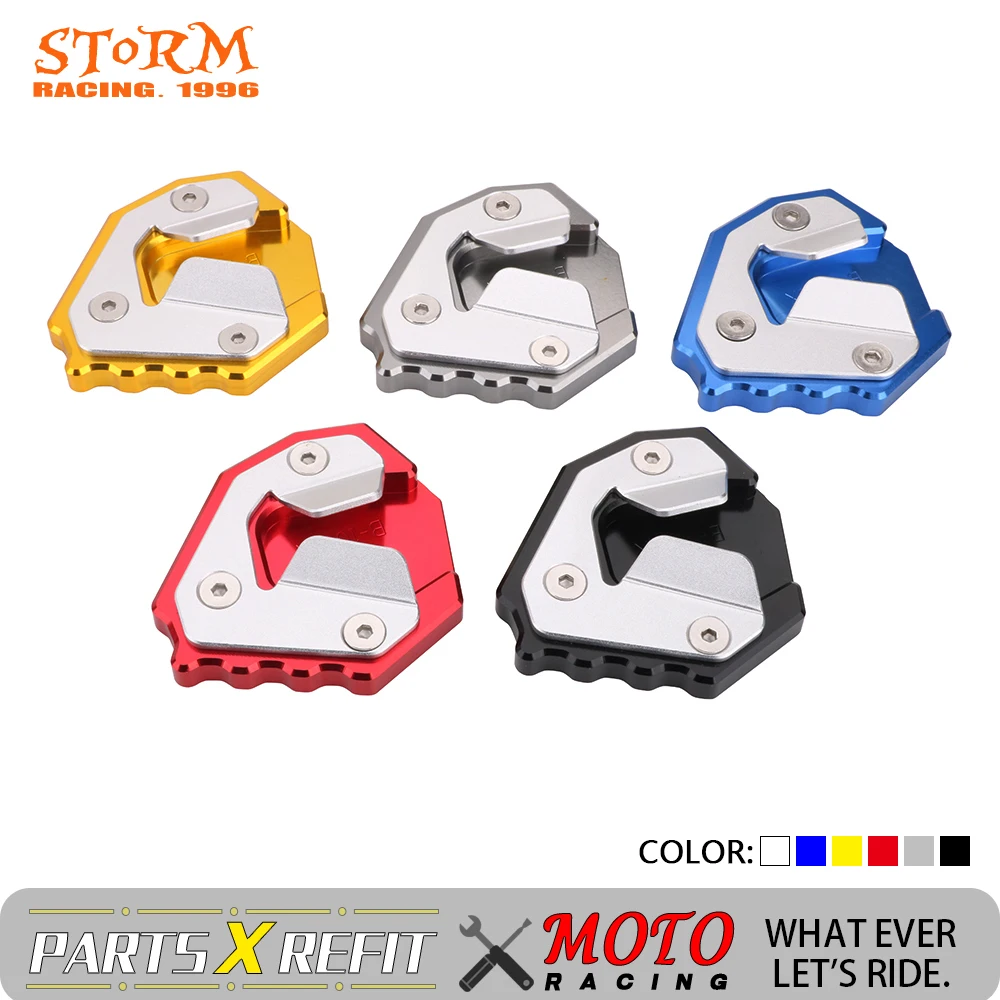 Motorcycle Aluminum Side Stand Extension Pad Support Plate For BMW S1000XR S1000 XR 2015-2018 15 16 17 18 | Автомобили и