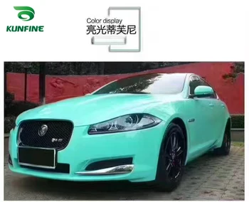 

Car Styling Wrap Supper gloss Tiffany Blue Car Vinyl film Body Sticker Car sticker With Air Free Bubble For Motorcycle Car