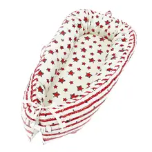 Портативная хлопковая бионическая кровать Люлька-качалка детская кровать Babynest съемная и моющаяся кровать для новорожденных