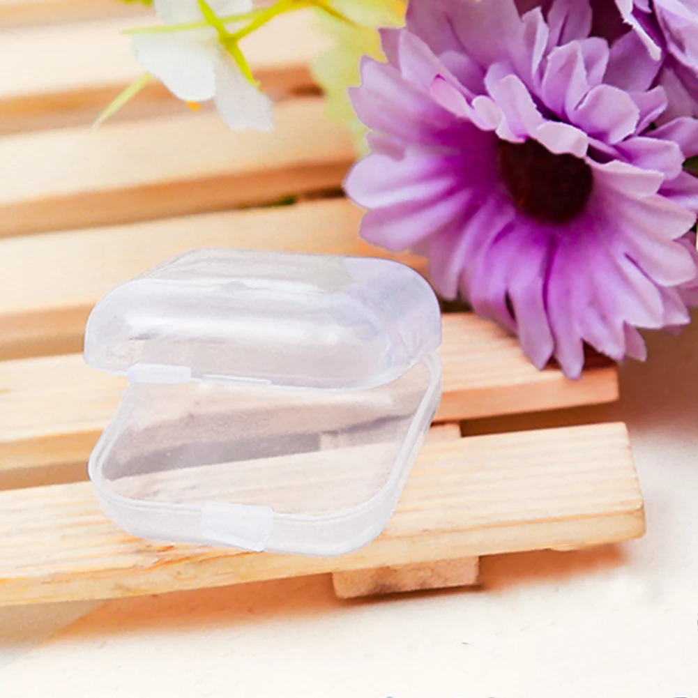 10Pcs Portable Clear Plastic Mini Jewelry Organizer Case Multifunction Travel Jewelry Box Holder Women Gift Boxes For Jewelry