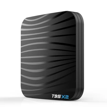 

T95X2 Android TV Box 8.1 4GB/32GB Amlogic S905X2 Quad Core Smart UHD 4K Set Top Box VP9 H.265 2.4G WiFi 100M LAN HD Media Player