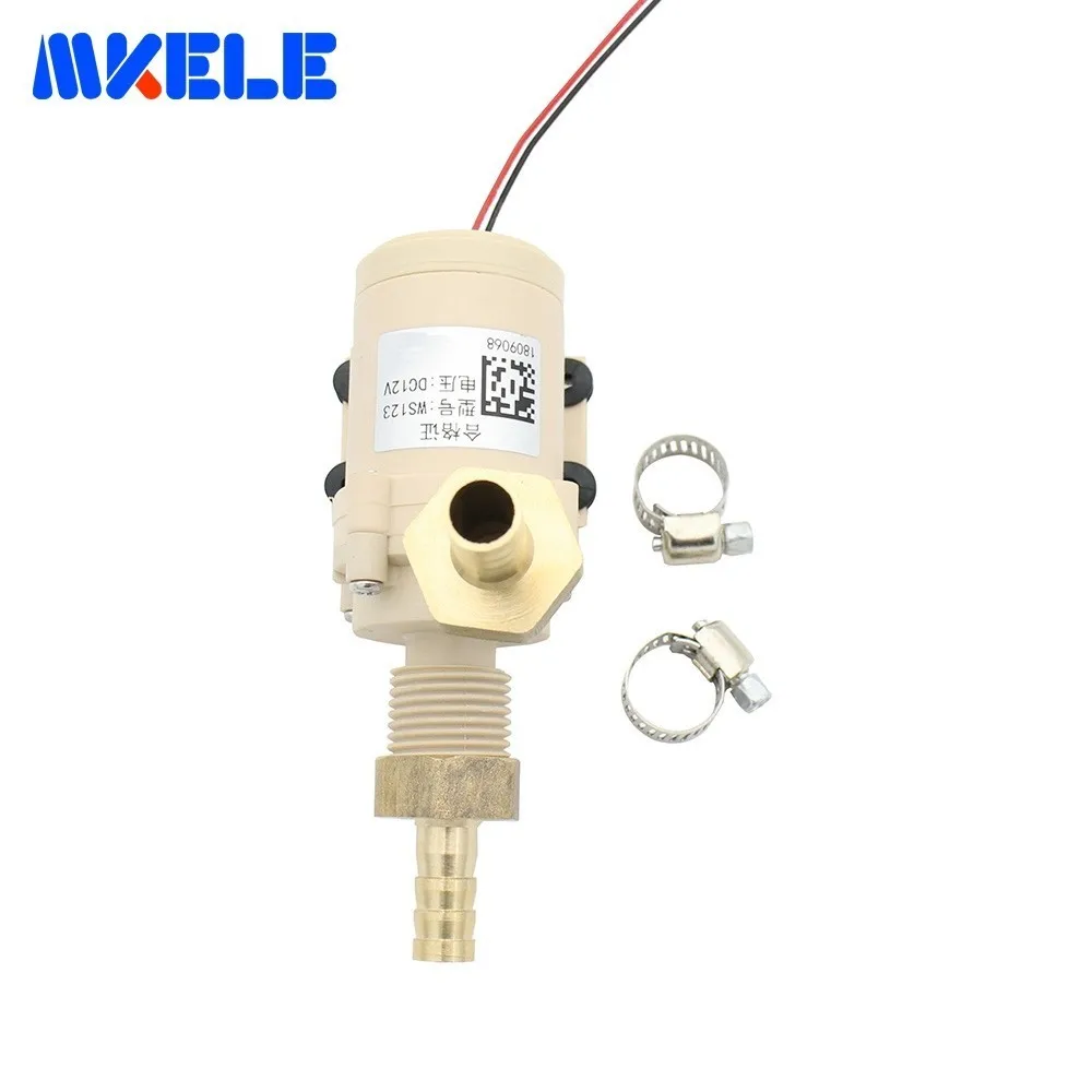 DC12V 3M Brushless Water Pump Silent High Temperature Solar Electric Gas Water Heater Circulating Booster Pump