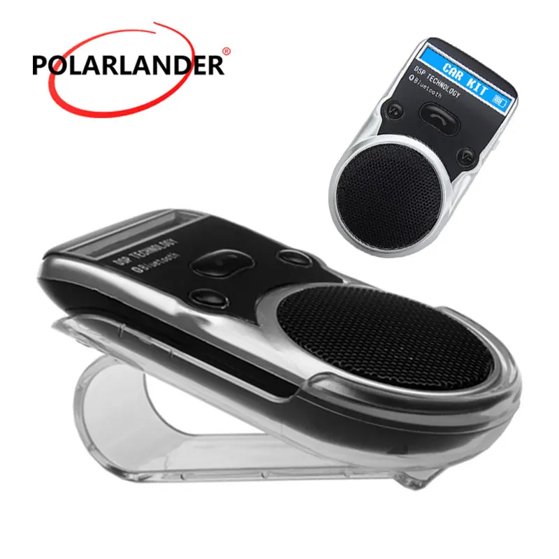 

Handsfree Speakerphone Solar Power Wireless Bluetooth Car Kit Free Adapter For Cigarette Lighter USB AUX Receiver LCD Display