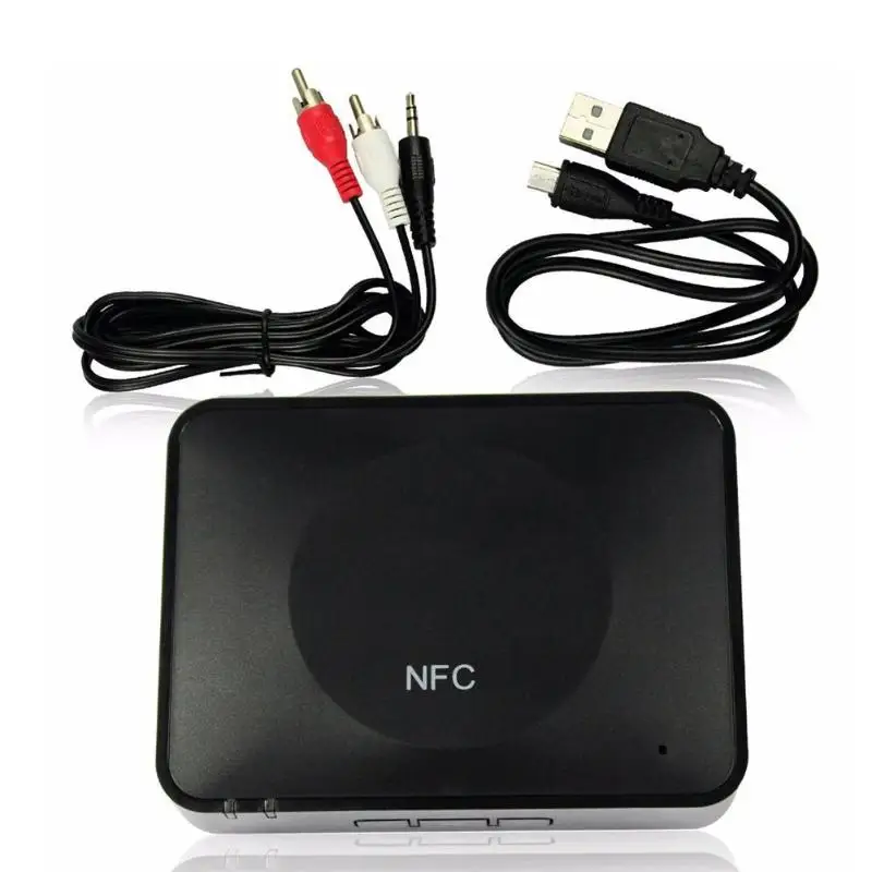 ALLOYSEED NFC 3 5mm Jack RCA Wireless Bluetooth Receiver AUX USB Stereo HiFi Music Audio Wireless Adapter For Headphone Phone TV