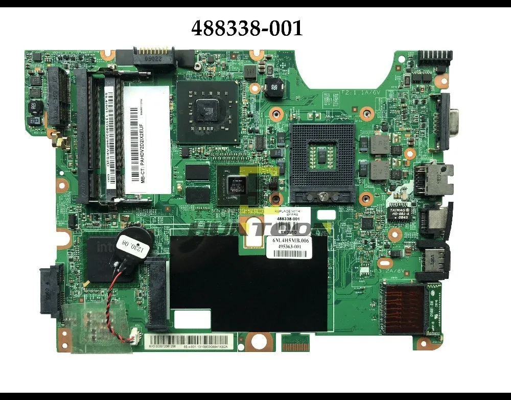 

High quality 488338-001 for HP Compaq CQ50 CQ60 laptop Motherboard PM45 PGA478 DDR3 Geforce 9400 512M 100% Fully Tested