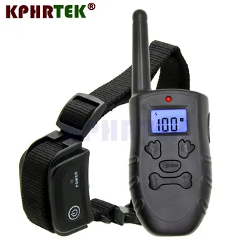 

300m Remote Rechargeable Electronic Dog Training Collars With LCD Display for Pet Dog Stop Barking Dog Collars 183NLBL 27NF