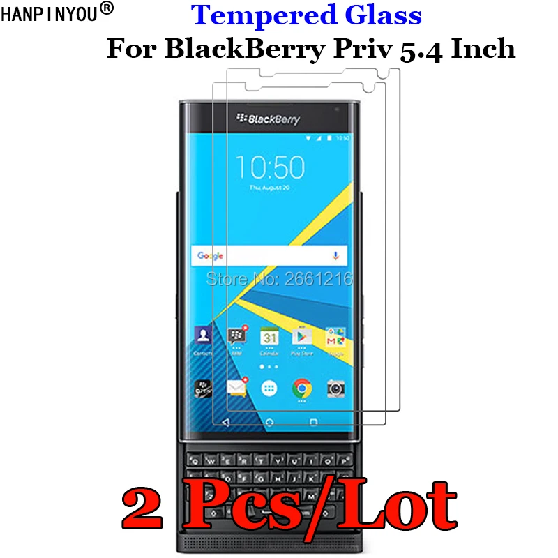 2 Pcs/Lot For BlackBerry Priv STV100-1 STV100-3 STV100-4 5.4&quot Tempered Glass 9H 2.5D Premium Screen Protector Protective Film |