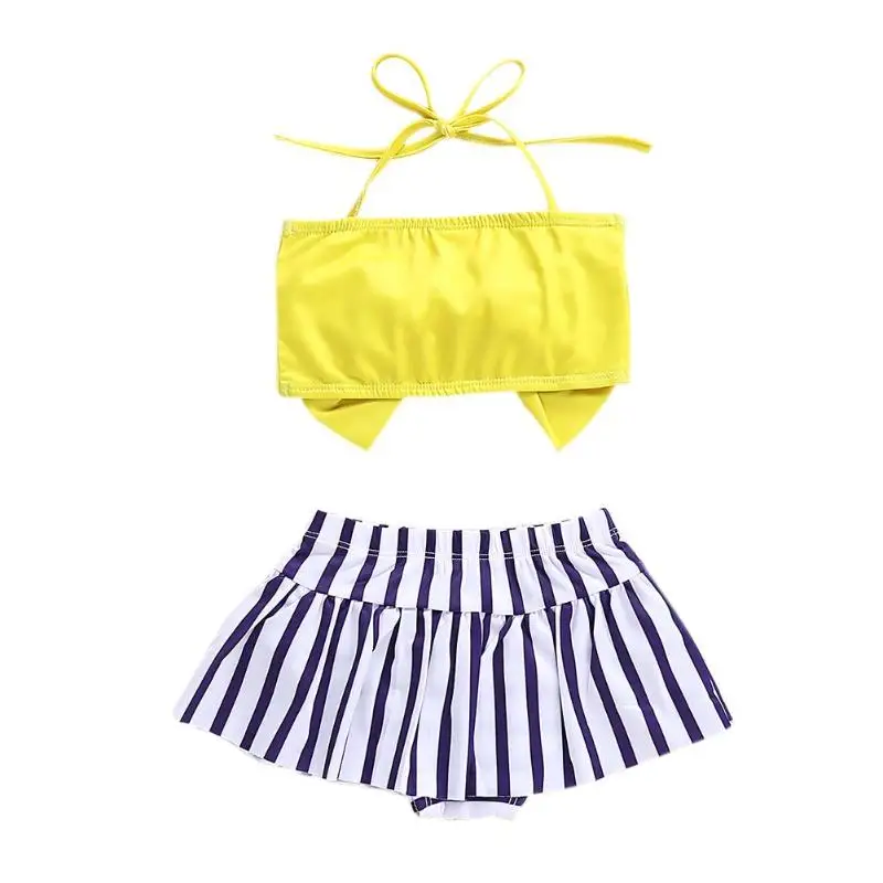

Newborn Bikini Set Split Swimsuit Kids Girls Swimwear 2pcs Bathing Suit