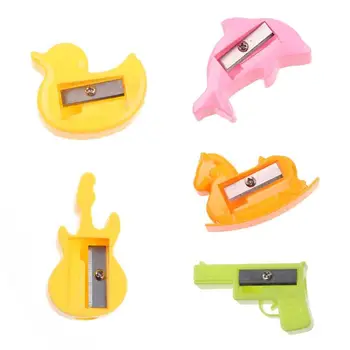 

8pcs Cute Animal Shape Pencil Sharpener Knife Cutter Kids Student Stationery School Supplies Pencil Sharpener Set New Arrival