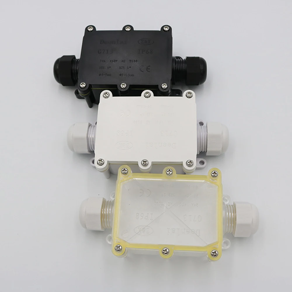 2019 New Waterproof IP68 Outdoor Junction Box DTY Connectors Electrical Equipment Supplies Used For Underwater Lights