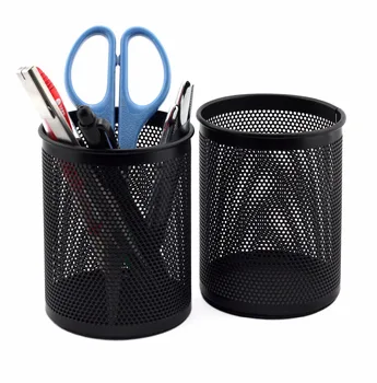 

1 Pcs Stationery School Round Cosmetic Container Stationery Student Supply School Cute Organizer Pen Holder