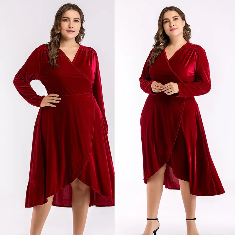 Повседневные красные осенние платья Новое поступление 2018 женское элегантное