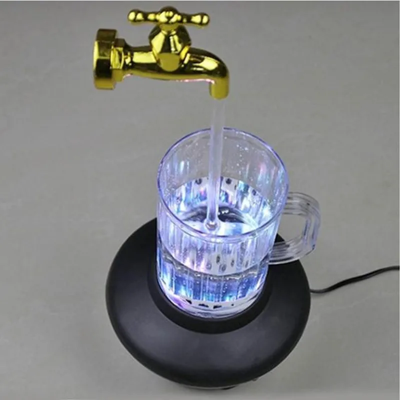 Новинка нескольких Цвет Магия нажмите работает ночник водопроводной воды лампа для регулирующего крана Светодиодная лампа подвесные