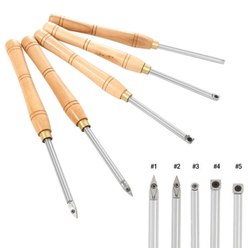 

Tungsten Titanium Hand-held Woodworking Lathe Tool Turning Tools Sculpture
