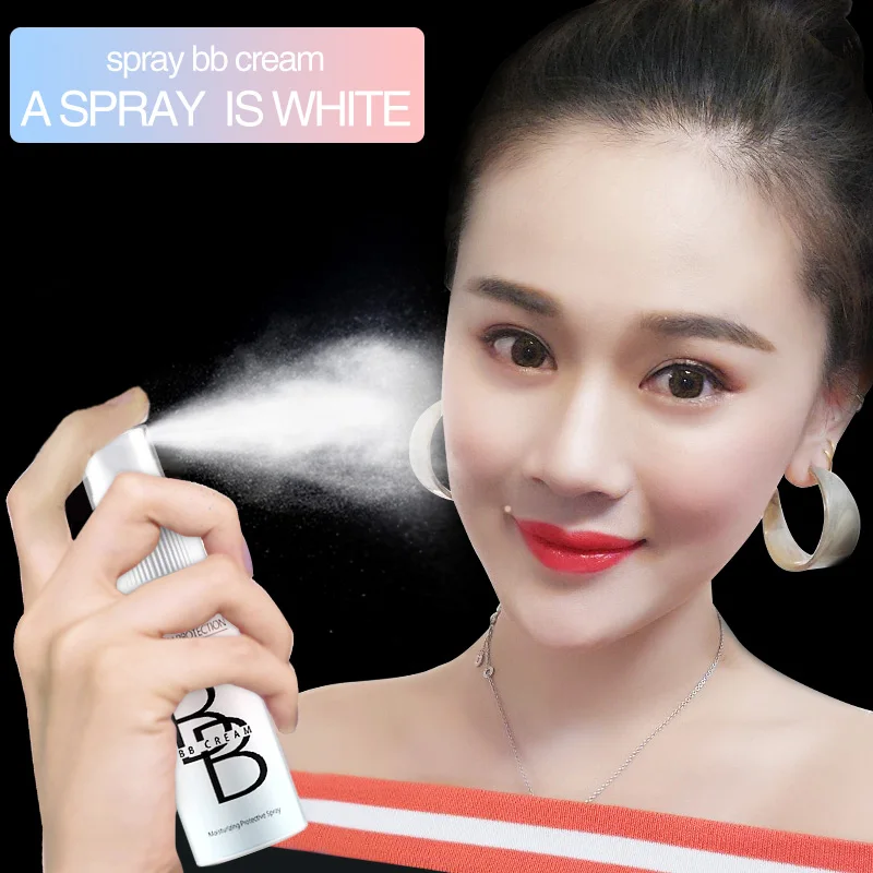 

Yinikiz Whitening BB Cream Multi Function Lazy Spray Face Base Concealer Waterproof Spray Newest State Makeup Cream
