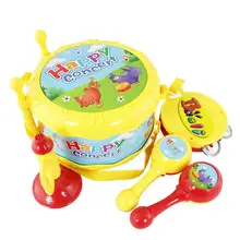 1 шт. дети труба песок молоток барабан деревянный колокольчик Набор музыкальных инструментов инструменты игрушки подарочный набор