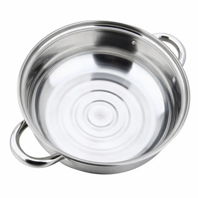 

3 Tier 24Cm Stainless Steel Multi Steamer Veg Cooker Pot Pan Food Steam With Lid