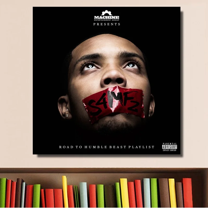 G Herbo S4MF2 постер Дорога к скромному зверю микстройт альбом Обложка печать на