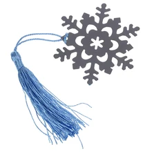 Серебряная Закладка в виде кисточек Свадебная вечеринка Сувениры металлическая Снежинка из нержавеющей стали любовные буквы книга маркер с подарочной коробкой