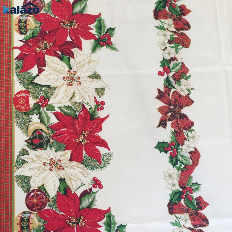  New Year Table Cloth Christmas Plastic Rectangular Table Cloth Tablecloths House Christmas Decorati