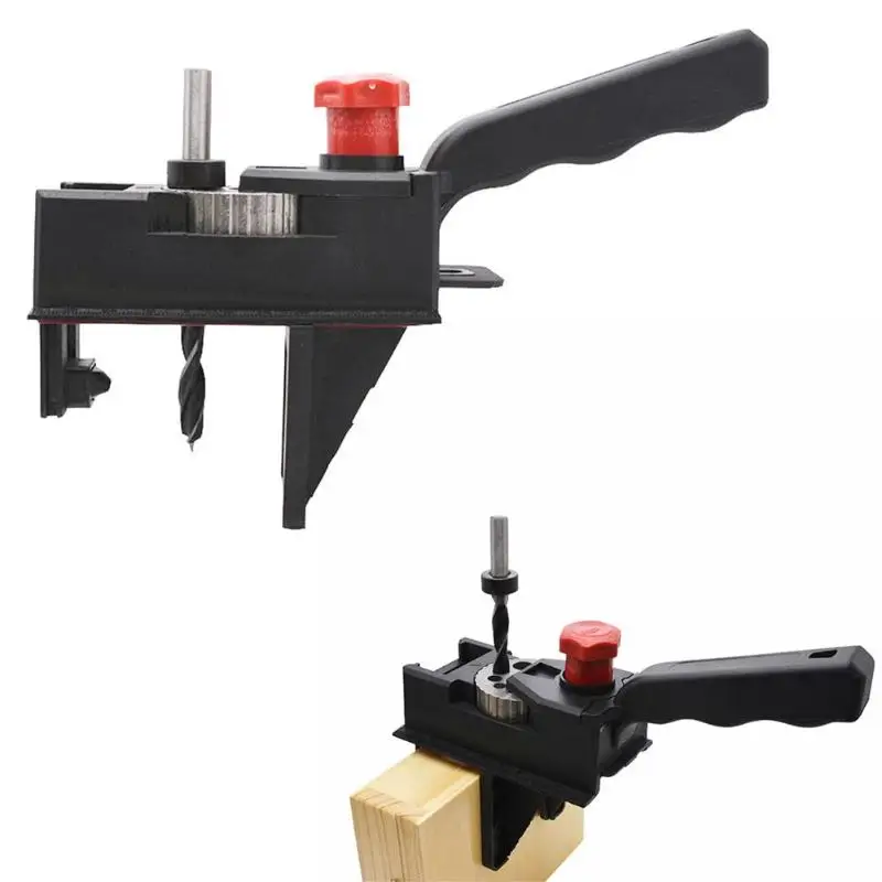 Adjustable 38pcs DIY Woodworking Locator Pocket Hole Cutter Drill Guide