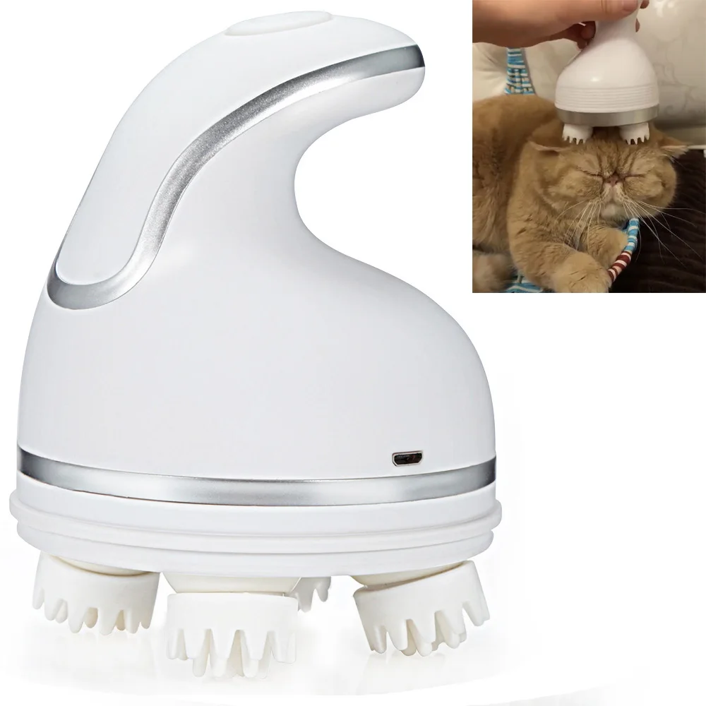

Skin Care Tools B20 3D Vibration Wave Rolling Wheel Eye Multi Acupoint Head Massager Machine USB charging