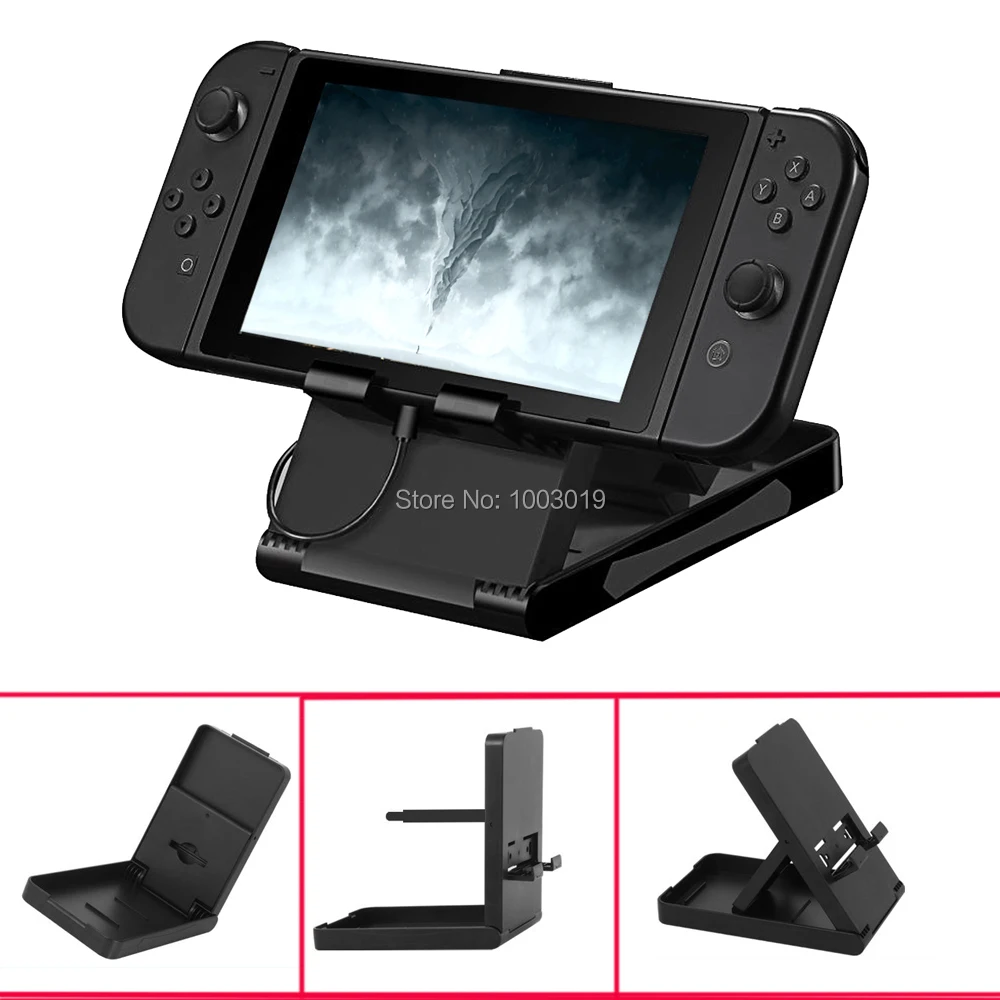 

Portable ABS Compact Bracket Play Mount Stand Holder for Nintend Switch NS NX Console Controller Game