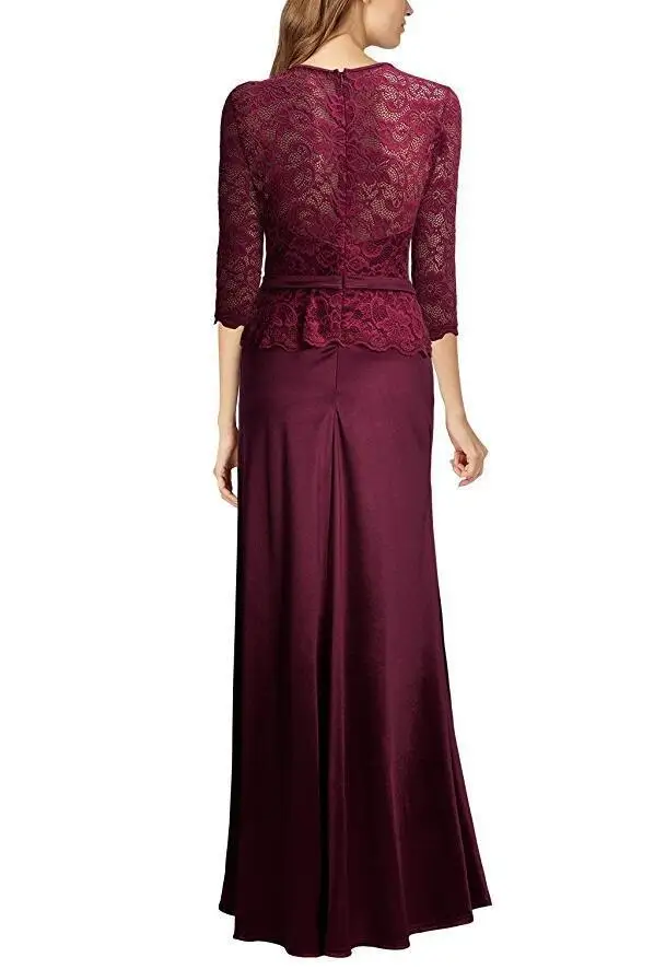 Evening Dresses Long Elegant Navy Blue Long Sleeve Little Mermaid Lace Winter Formal Evening Gowns Burgundy Abendkleider 2018 Evening Dresses Long Elegant Navy Blue Long Sleeve Little Mermaid Lace Winter Formal Evening Gowns Burgundy Abendkleider 2018