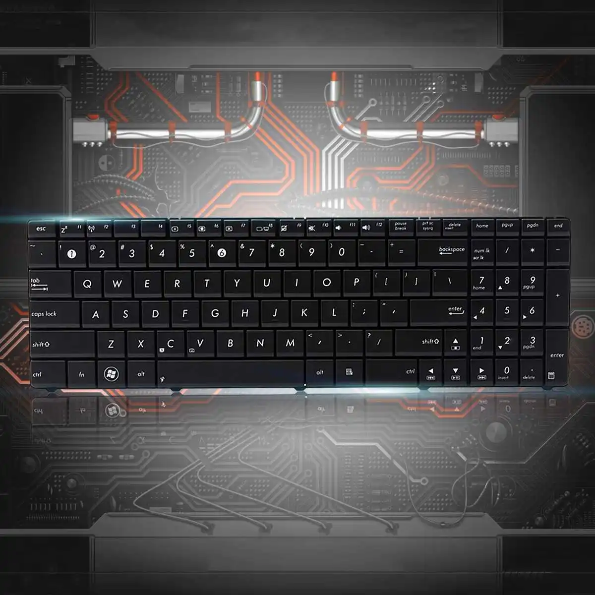 

Replacement US Keyboard for ASUS X55A X55C X55U X55VD X55 X55X X55CC Laptop