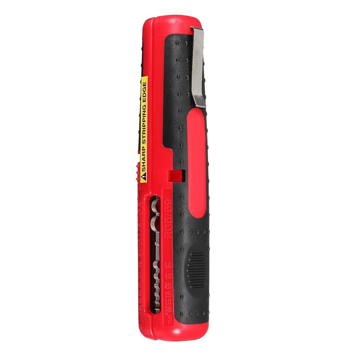 

Cable Wire Pliers Double Blades Shell Self-opening Spring Automatic Cable Wire Pen Cutter Stripper For G59/RG6 Wires Hand Tools