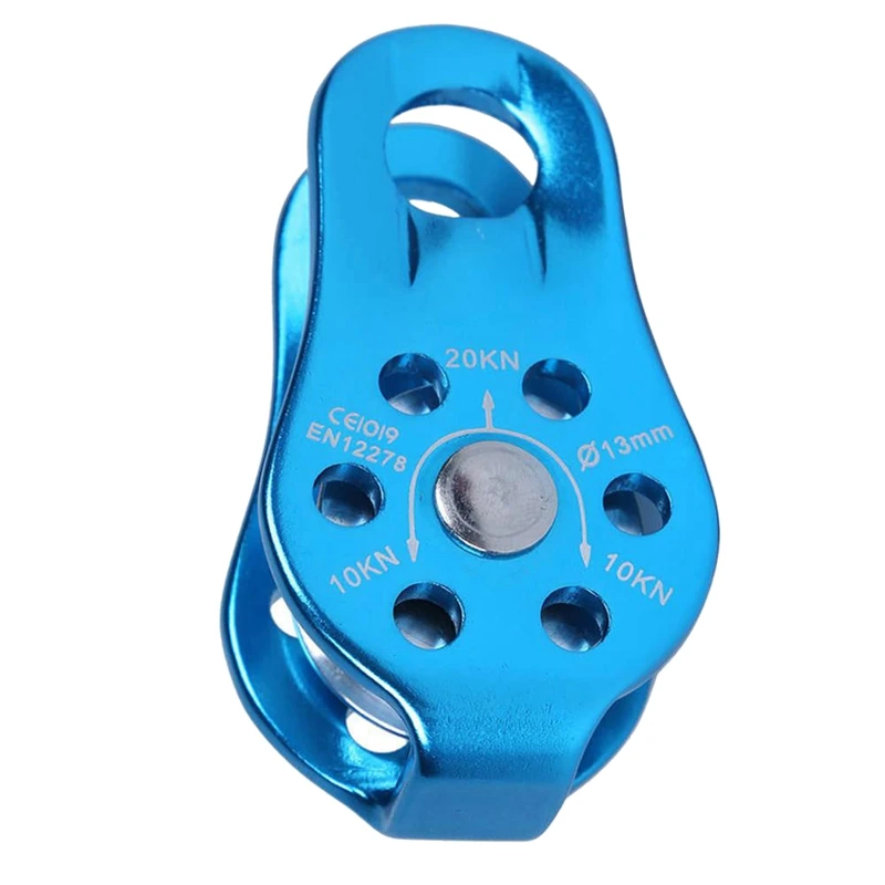 

Outdoor Travel Climbing Rope Pulley 26Kn Fixed Pulley Mountain Adventure Crossing Pulley Climbing Climbing Downhill Rescue Equ