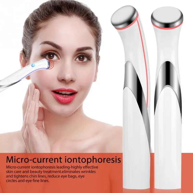 

Heated Massager Device Cosmetic Instrument Eye Bag Wrinkle Removal Mini Electric Vibrating Anti-wrinkle Lips Eye Care
