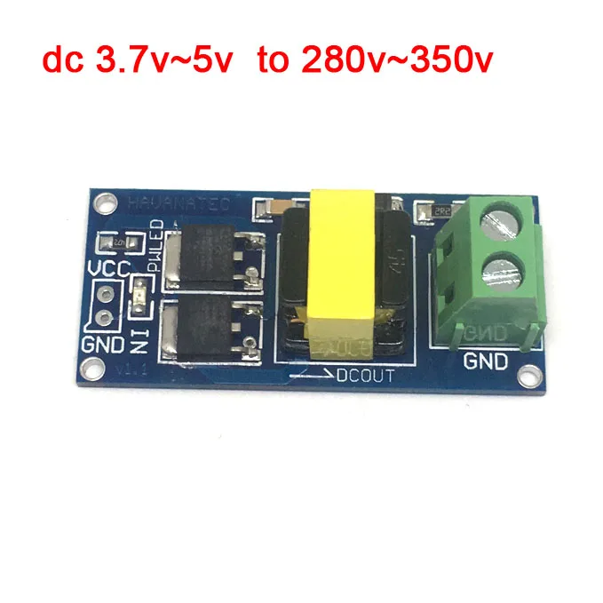 DC-DC Boost Converter 3.7V-5V Step up to 280v-350V 400V Power PSU Module Capacitor Charge charging Control solenoid valve NEW |