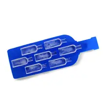 Бутылка в форме 7-сетка силиконовая форма для льда, форма для льда формочки для льда в виде фруктового льда коробка производитель торт из конфет формы для пуддинга, шоколада контейнеров