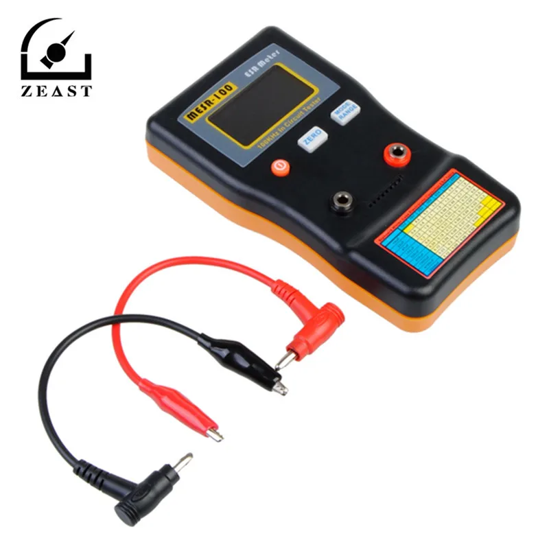 

MESR-100 Auto Ranging ESR Capacitance Ohm Meter Measuring Capacitance Resistance Capacitor Circuit Tester Durable