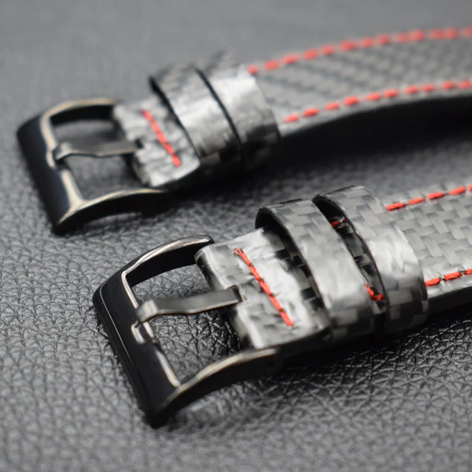 Newest Real Carbon Fiber Watch Band For Huawei Watch 2 Pro Straps For Samsung Gear S3 S2 Gear Sport For Galaxy Watch Watchbands