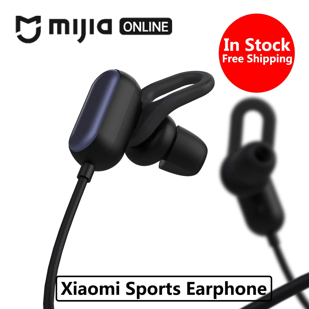 

Original Xiaomi Mijia Sport Bluetooth Headset Youth Edition Bluetooth 4.1 With Mic Wireless Earphone IPX4 Waterproof In