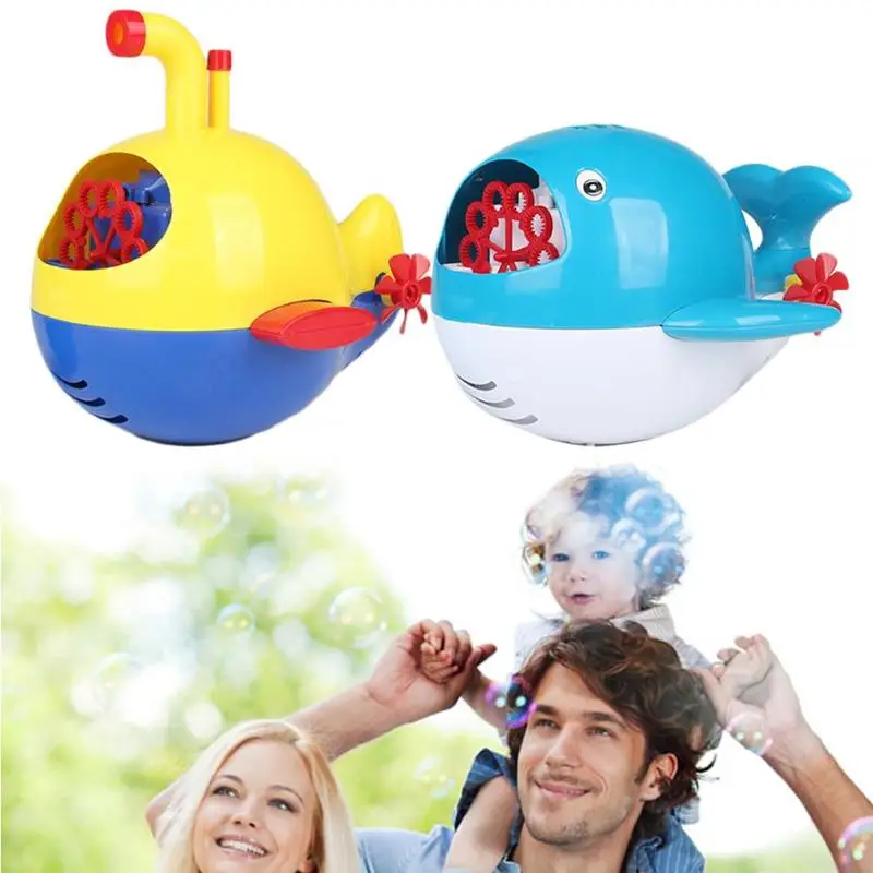 

Bubble Machine Submarine Whale Automatic Bubble Maker Light Music Blower