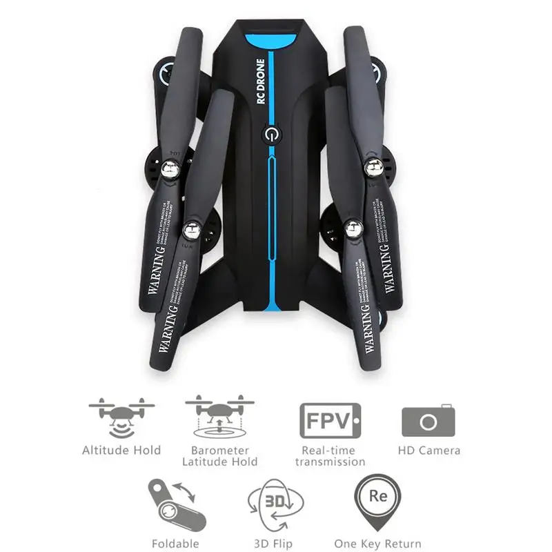 

Dropshipping 480P 720P Mini RC Drone With Camera Wifi FPV Foldable Altitude Hold Quadcopter Remote Control Helicopter Toys