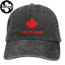 SAMCUSTOM на Eh Team 3D Творческая личность промывают джинсовые шапки осень лето для мужчин женщин Гольф Солнцезащитный Крем Хоккей шапки