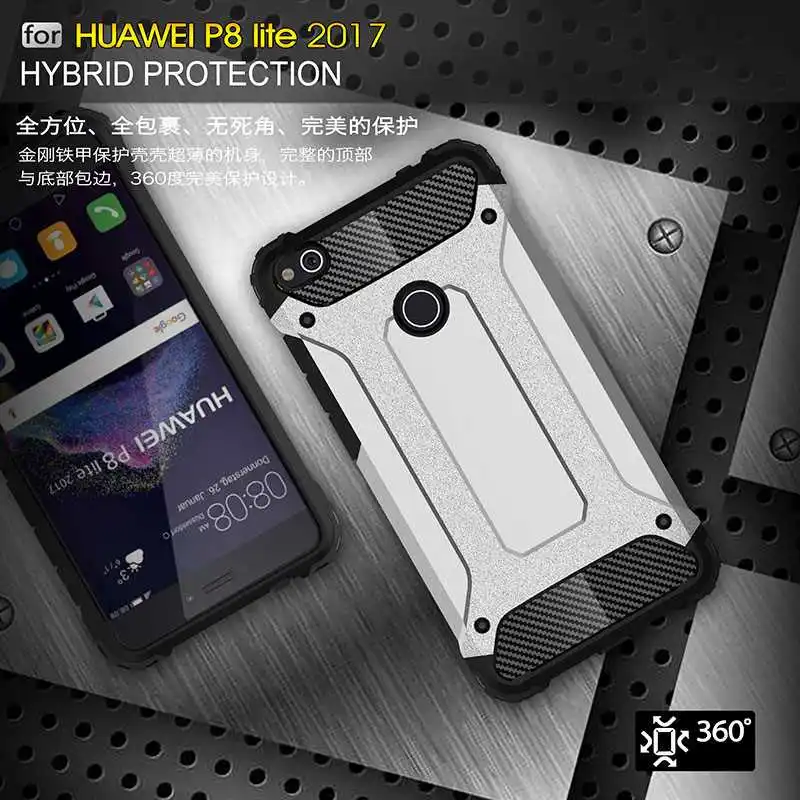 Железная Броня Mokoemi, ударопрочный 5," чехол для huawei P8 Lite Для huawei P8 Lite, чехол для телефона