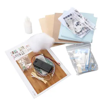 

1pc DIY Handmade Miniature House Craft Exquisite Dollhouse Valentines Birthday Gift