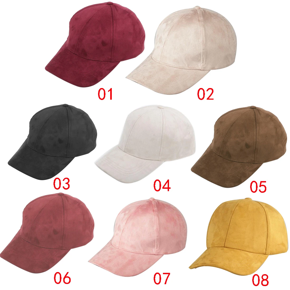 

Outdoor Riding Sports And Leisure Cap Suede Solid Color Baseball Cap Adjustable Men And Women Fashion Hat Accessories